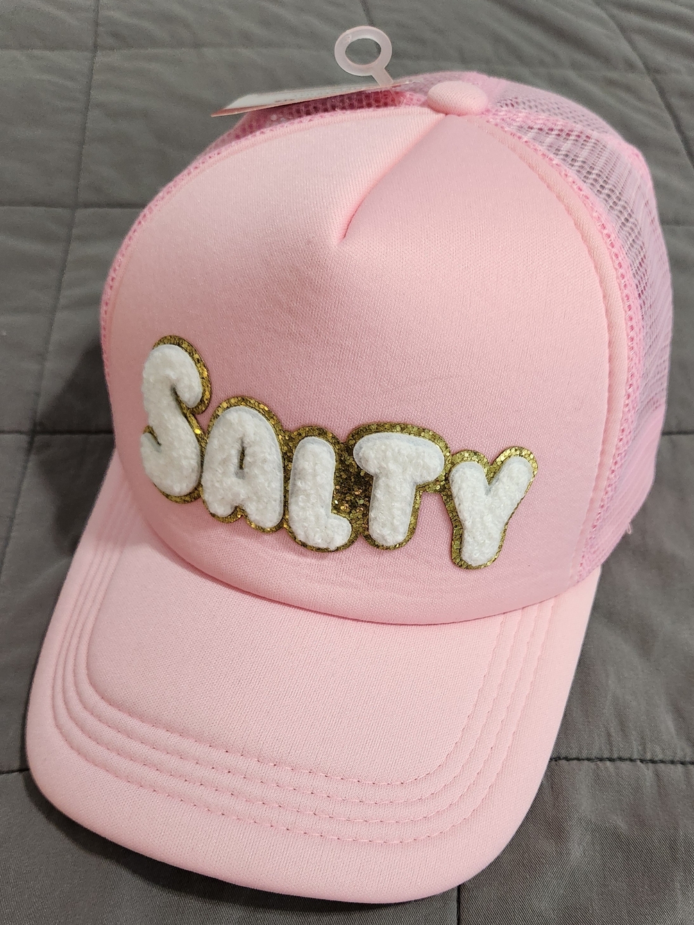 Pink 'SALTY' Trucker Hat